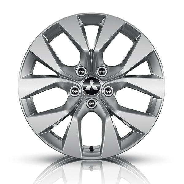 Lichtmetalen velg 17 inch, 5-spaaks zilver