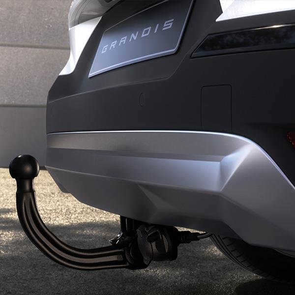 Trekhaak, afneembaar,inclusief 13-polige kabelset DIN