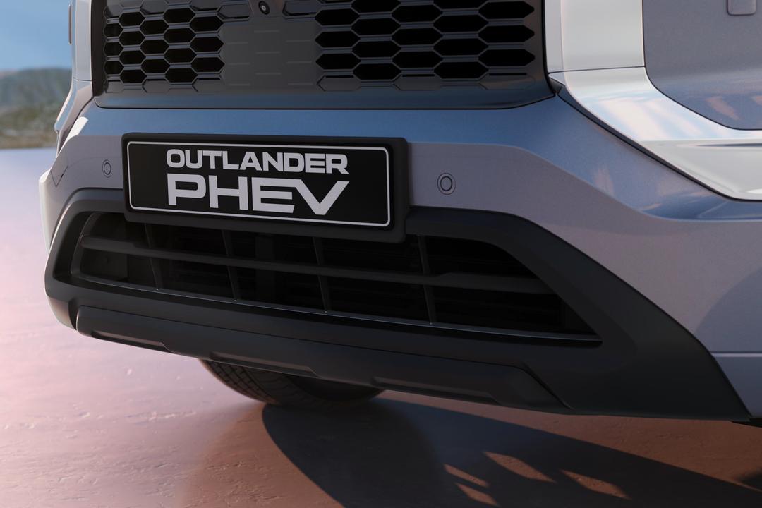 Trail voorbumper styling element, zwart materiaal ongespoten