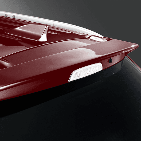 Achterspoiler Red metallic (P26)