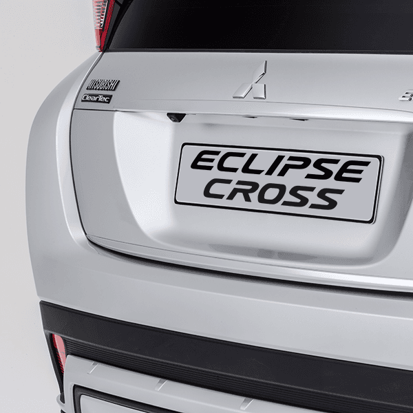 Achterklepsierlijst Eclipse Cross, chroom