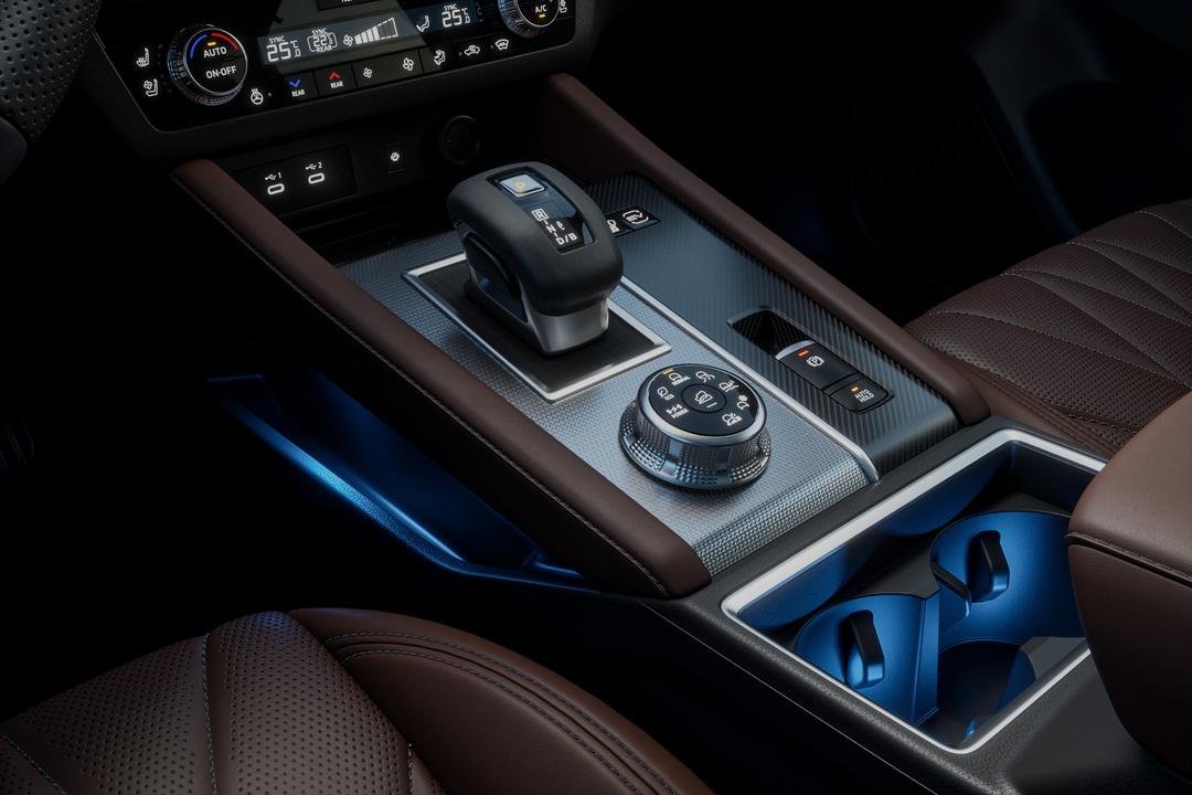 Verlichting middenconsole, blauw licht 3 lichtpunten