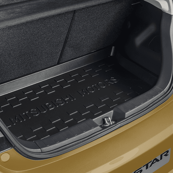 Protection Pack II Space Star 2020, Uitvoering zonder bagagebox. Kleur Sand Yellow