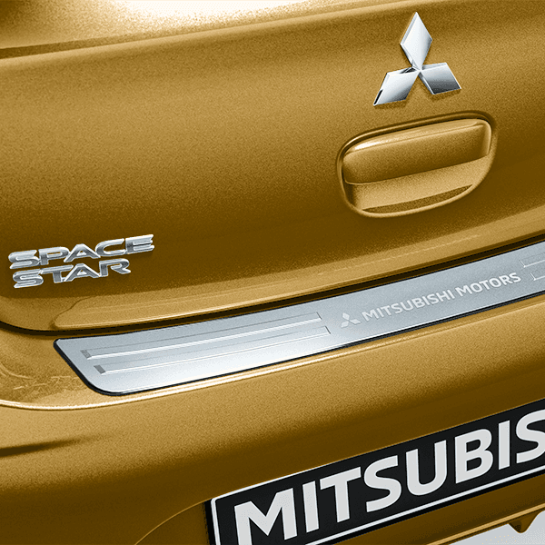 Protection Pack II Space Star 2020, Uitvoering zonder bagagebox. Kleur Sand Yellow