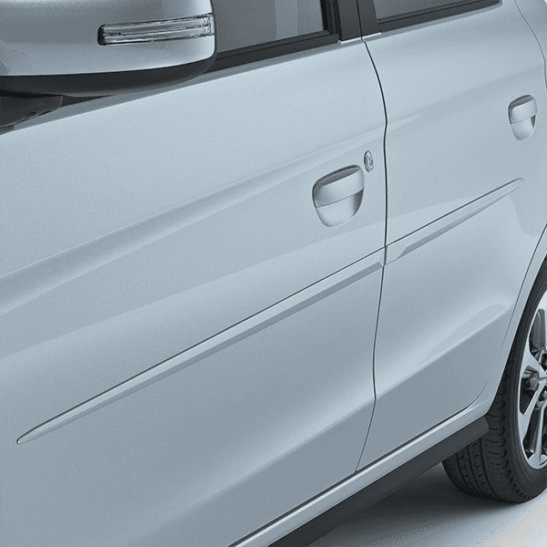 Protection Pack III Space Star 2020, Uitvoering zonder bagagebox. Kleur Starlight Silver
