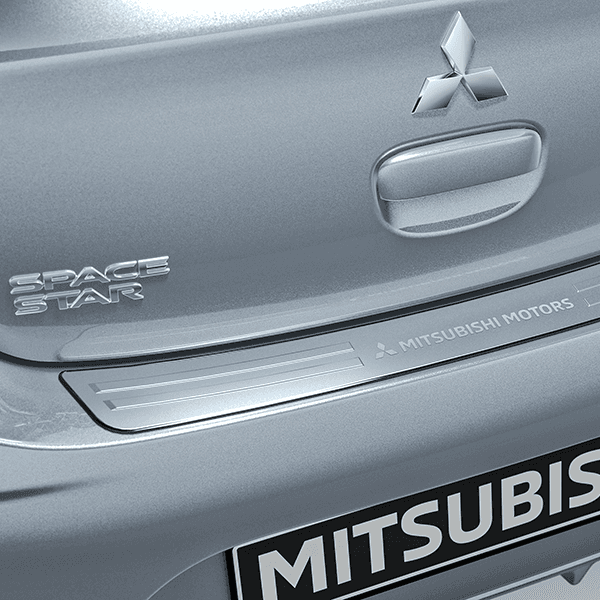 Protection Pack II Space Star 2020, Uitvoering met bagagebox. Kleur Starlight Silver