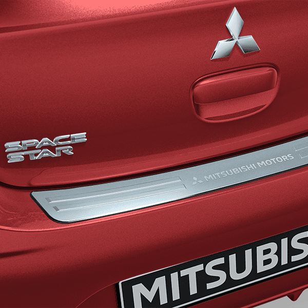 Protection Pack II Space Star 2020, Uitvoering met bagagebox. Kleur Orient Red