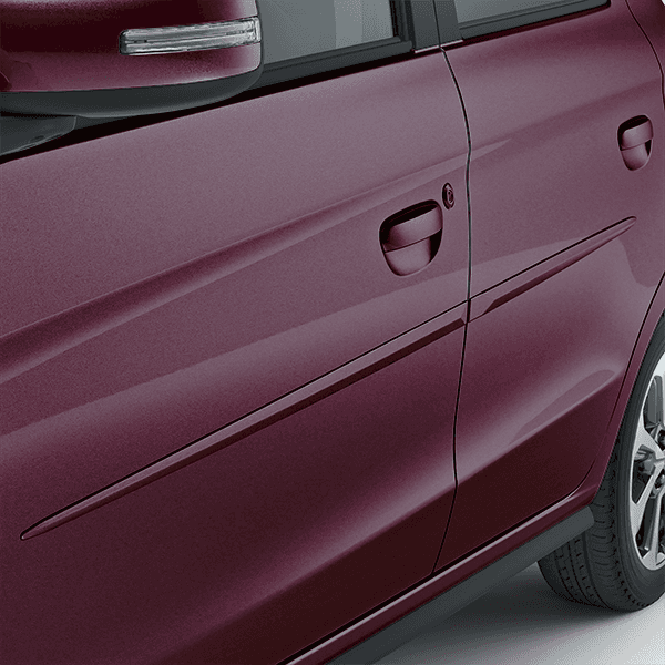 Protection Pack III Space Star 2020, Uitvoering met bagagebox. Kleur Wine Red