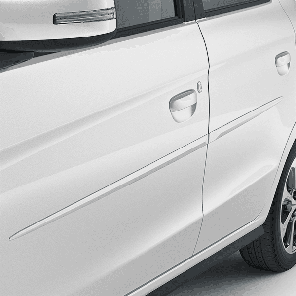 Protection Pack III Space Star 2020, Uitvoering met bagagebox. Kleur Polar White