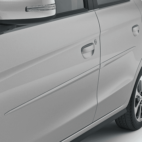Protection Pack III Space Star 2020, Uitvoering met bagagebox. Kleur White Diamond